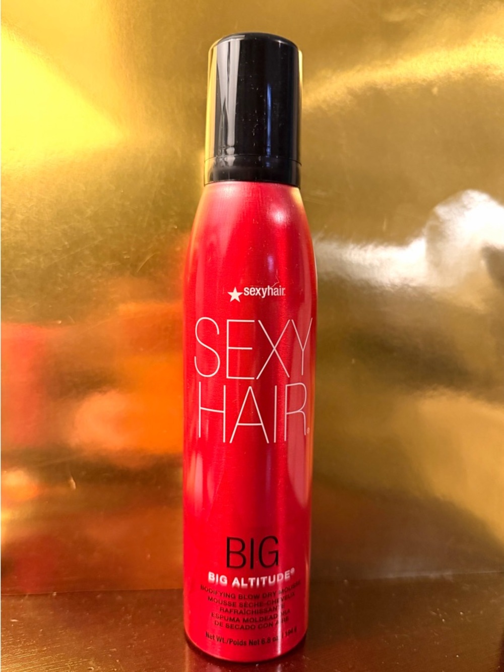 BIG SEXY HAIR BIG ALTITUDE
BODIFYING BLOW DRY MOUSSE